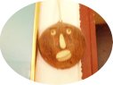 masque demi noix de coco, galet et coquillages